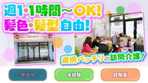 いちご訪問介護ステーション/住吉事業所(東京都江東区/錦糸町駅/介護士・ケアスタッフ)_2